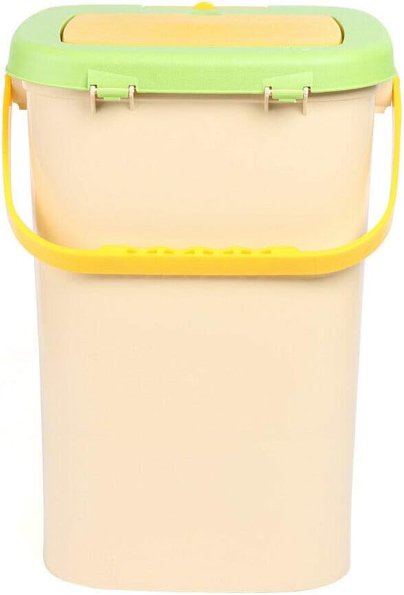 Contenedor de compostaje de interior de 21L, reciclador de alimentos Upthehill y contenedor de compost de cocina, contenedor de compostaje para