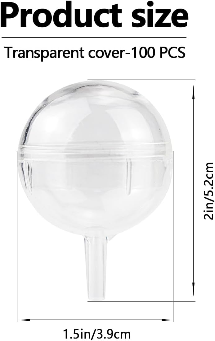 DOERDO – 100 soportes para cajas de chocolate transparente de plástico para chocolates, mini magdalenas, para suministros de fiesta de cumpleaños,
