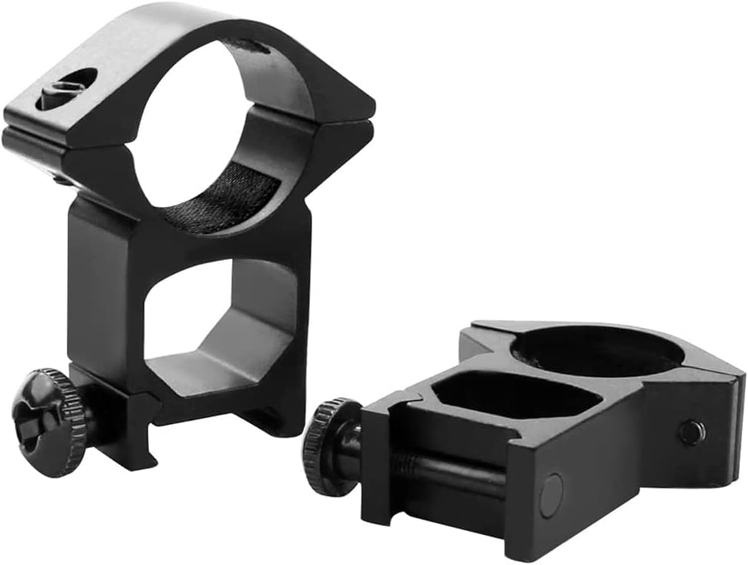 Weaver – Anillos de alcance para rifle de alto perfil para riel Picatinny y riel Weaver (paquete de 2)
