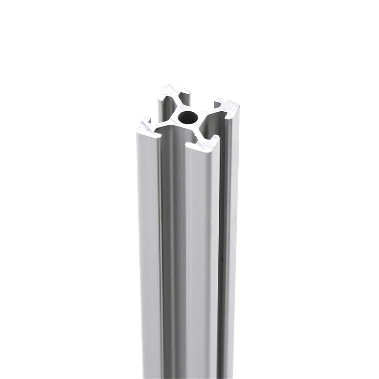 Extrusión de aluminio anodizado estándar europeo, ranura en T de 23.622in, extrusión de perfil de aluminio anodizado estándar europeo para piezas de