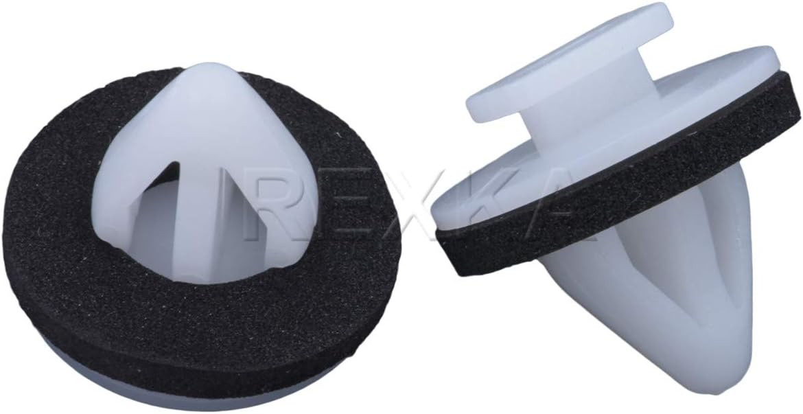 Rexka 30 piezas Clips de moldeo con sellador para Toyota 75395-0T010 Venza