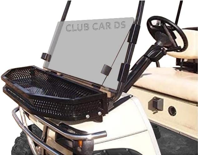 Huskey Parts Company Cesta delantera de arcillautilidadcarga compatible con EZGO TXTRXVClub CarYamaha carrito de golf con soportes