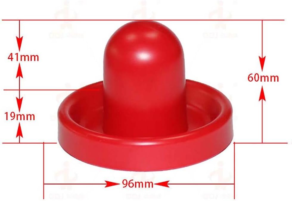 1 Set Red Air Hockey Pushers and Air Hockey Pucks Air Hockey Paddles Hockey Accessories Air Hockey Pucks and Paddles Goal Handles Paddles