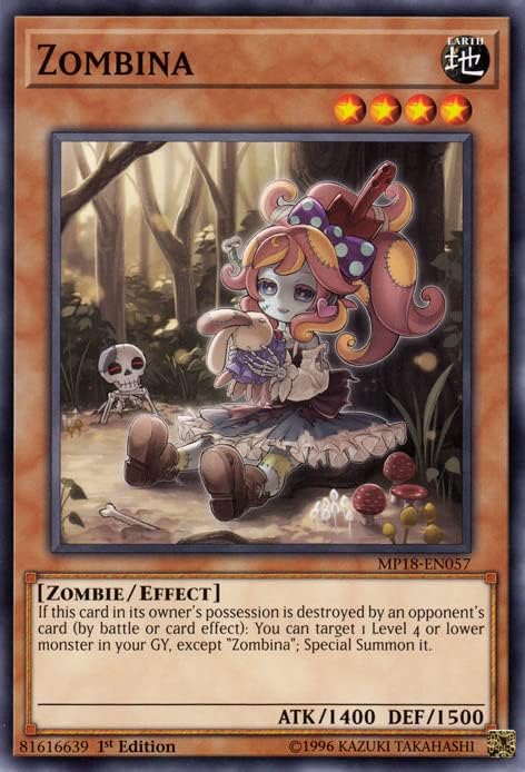 YU-GI-OH! Zombina – MP18-EN057 – Común – 1 Edición