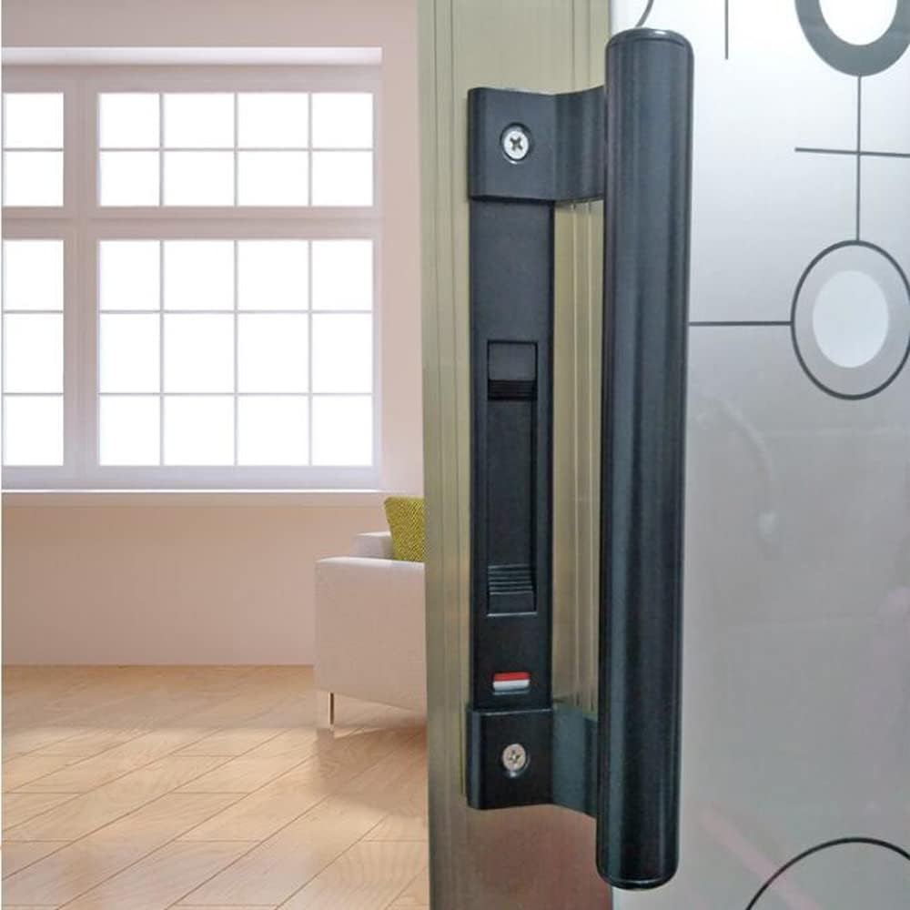 8 inch Aluminum Alloy Sliding Door Handle Balcony Glass Door Handle Bathroom Cabinet Door Handle Storage Door Garden Door Handle Modern Metal Handle