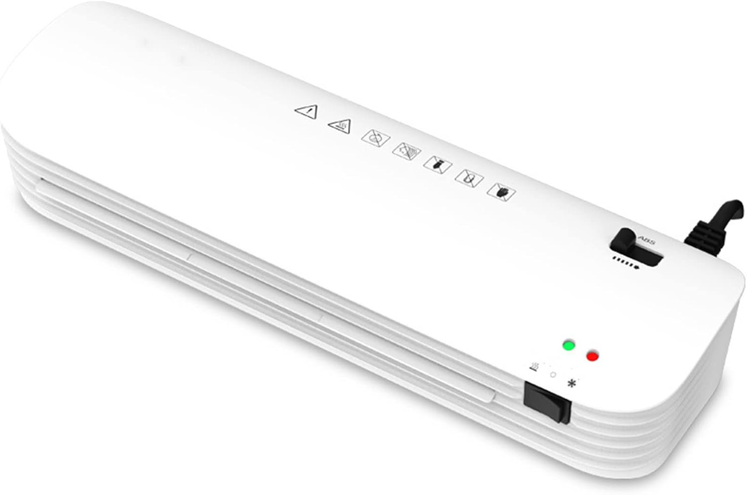 Flatware Máquina laminadora A4 A5 A6 con 50 bolsas laminadoras, calentamiento rápido y sin burbujas, laminadores térmicos para oficina, hogar,
