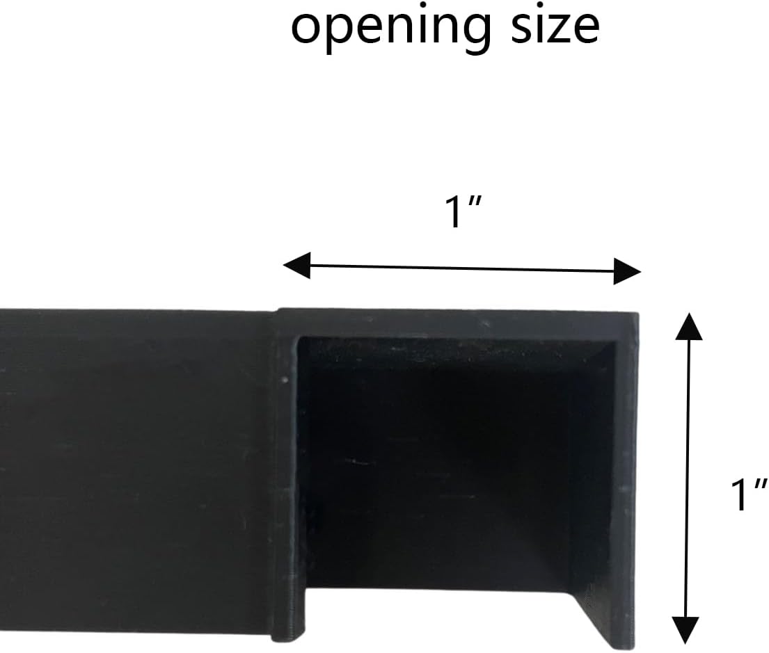 Cueva de túnel de camarones para acuario, decoraciones para peceras, accesorios para peceras, juego de 2 decoraciones para acuario (PETG-negro)