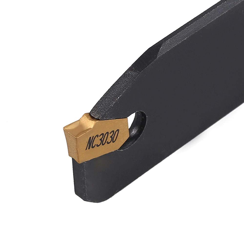Soporte para herramientas de torneado de torno CNC SPB26-3 Herramienta de corte de ranurado con 10 piezas de cuchillas de insertos de carburo GTN-3