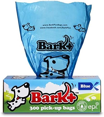 Bolsas para Heces de perro, 300unidades Azul, con corteza + con corteza