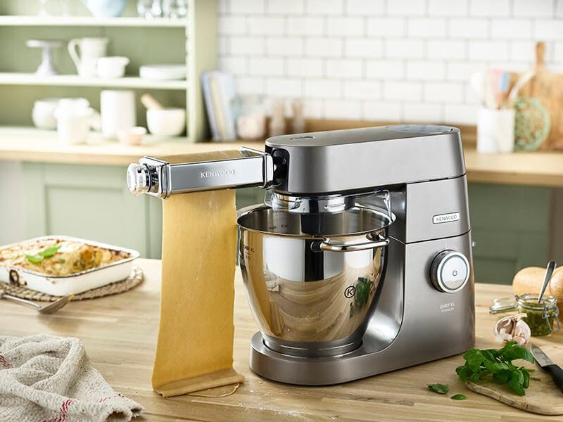 Kenwood MAX980ME – Accesorios para procesadores de alimentos para pasta, color plateado