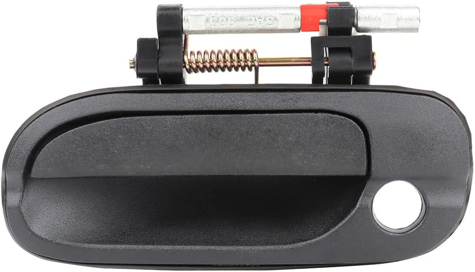 LUJUNTEC Manija de puerta exterior, manija de puerta delantera, lado izquierdo, repuesto para Nissan 2000-2006 para Sentra, 1 manija negra con