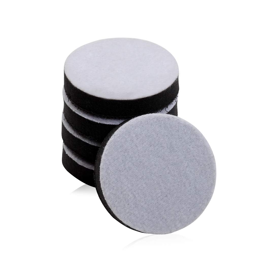 SPEEDWOX Almohadilla de esponja suave de 2 pulgadas con gancho y bucle, paquete de 5 almohadillas de espuma suave, esponja de lijado, almohadilla de
