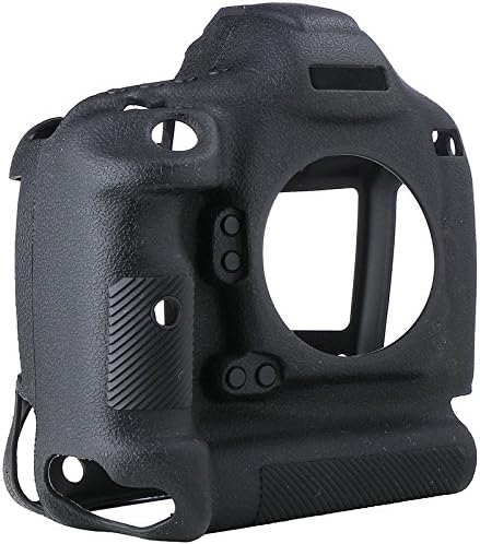 Canon EOS 1DX II – Carcasa para cámara de goma de silicona profesional, funda protectora desmontable para Canon 1DX II (negro)