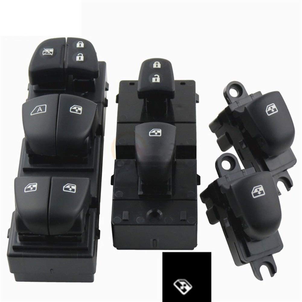Power Window 1 Set4PCS RedWhiteIce Blue Light Compatible with Nissan Compatible with Qashqaifit for Altimafit for Sylphyfit for TiidaX-Trail Power