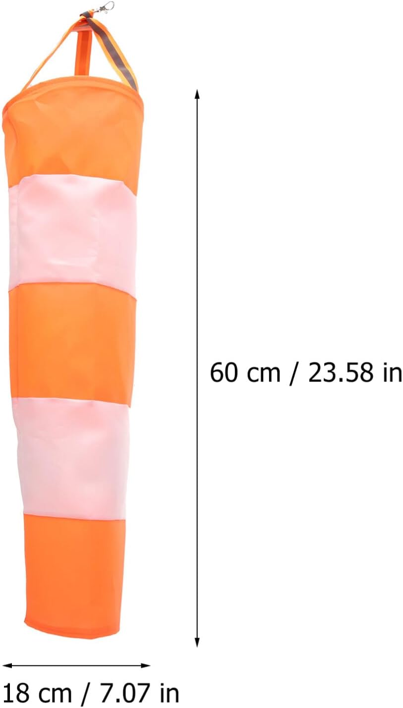 BESPORTBLE Windsock – Calcetines de viento para exteriores, resistentes para aeropuerto, para colgar en exteriores, con cinturón reflectante, para