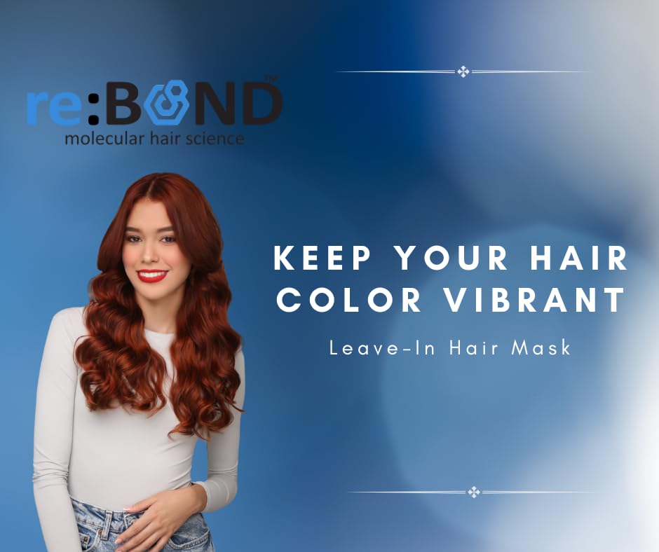 REBOND MOLECULAR HAIR SCIENCE Leave In Miracle Bond – Juego de máscaras de construcción, incluye 1-3 oz (3.0 fl oz) y 1 tamaño de viaje, 0.3 fl oz