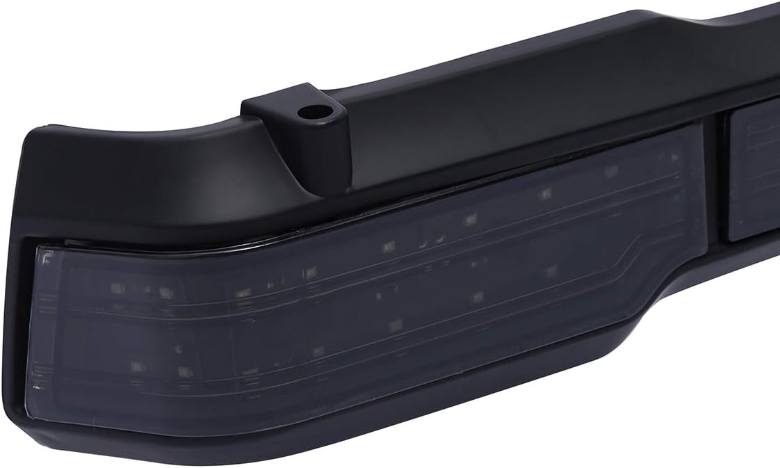 TCT-MT – Luz de señal de giro de freno trasero LED para Harley Touring 1997-2008 King Tour Pak Road King FLHR Street Glide Electra Glide FLHT negro