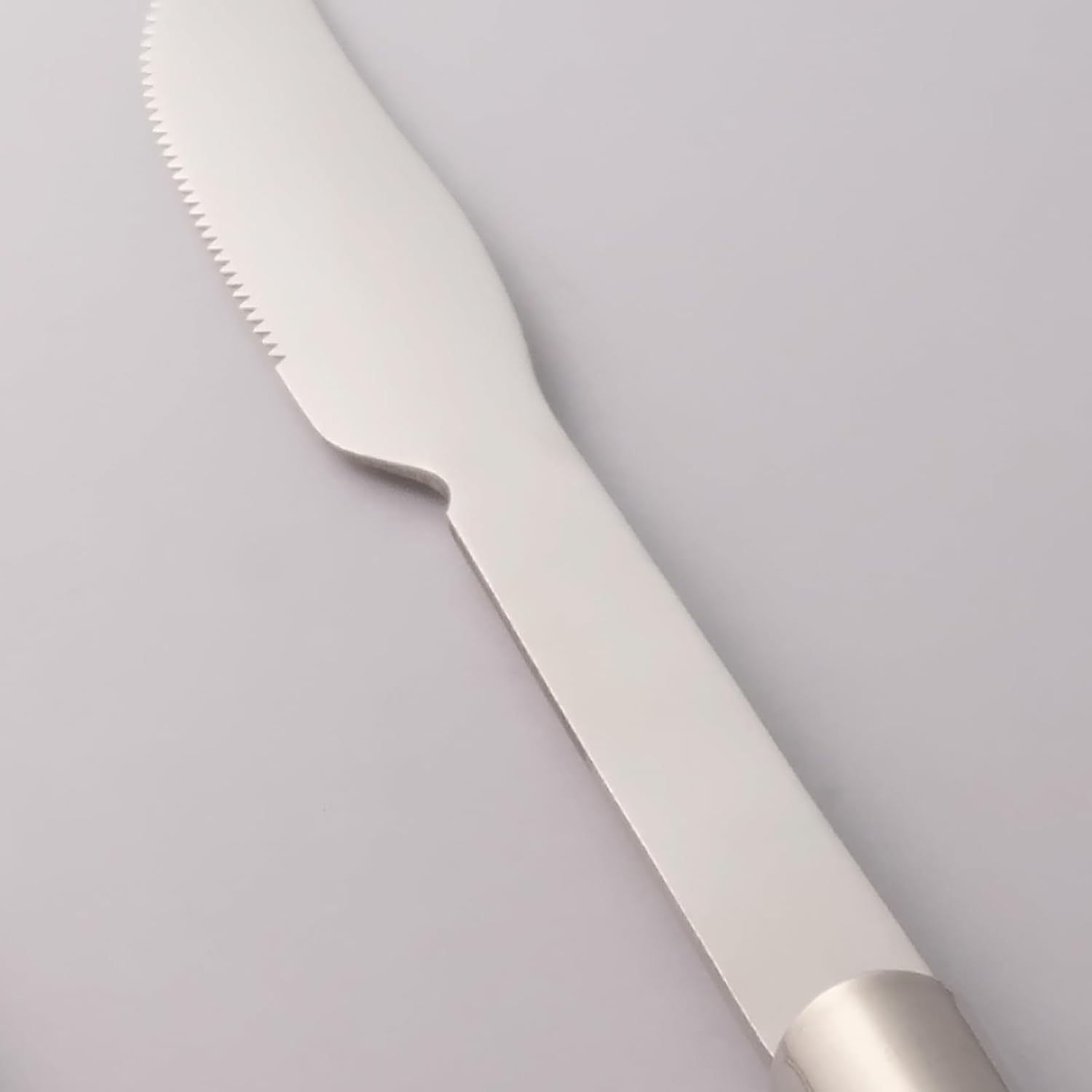 Tenedor y cuchillo para tallar carne, tenedor y cuchillo de cocina y parrilla de 12.5 pulgadas de largo, tenedor y cuchillo de acero inoxidable,