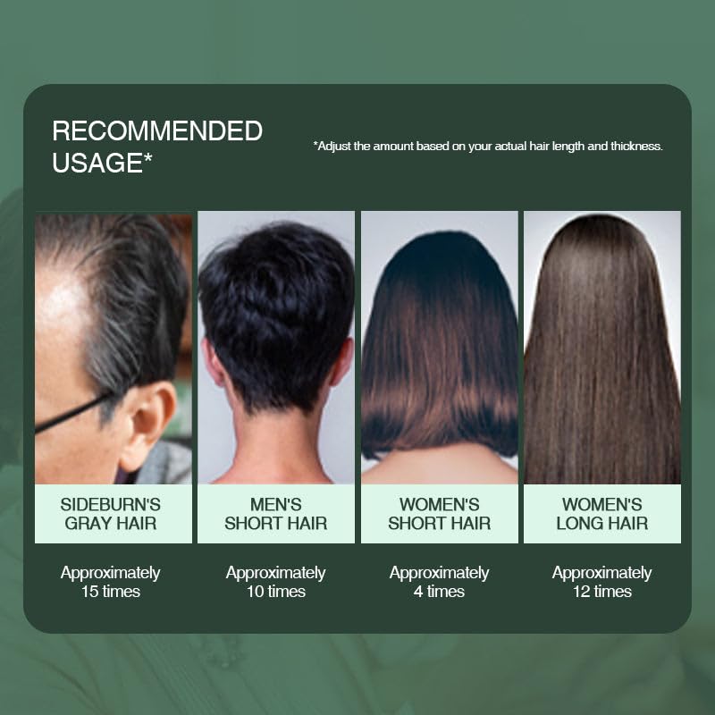 Extracto de plantas con esencia de tinte para el cabello, crema de teñido de frutas negras sin amoníaco con peine, crema de tinte orgánico para el