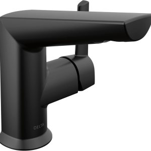 Delta Faucet Galeon – Grifo de baño negro mate, grifo de baño de un solo orificio, grifos de baño para fregadero de 1 agujero, grifo de fregadero de Delta Faucet Galeon – Grifo de baño negro mate, grifo de baño de un solo orificio, grifos de baño para fregadero de 1 agujero, grifo de fregadero de