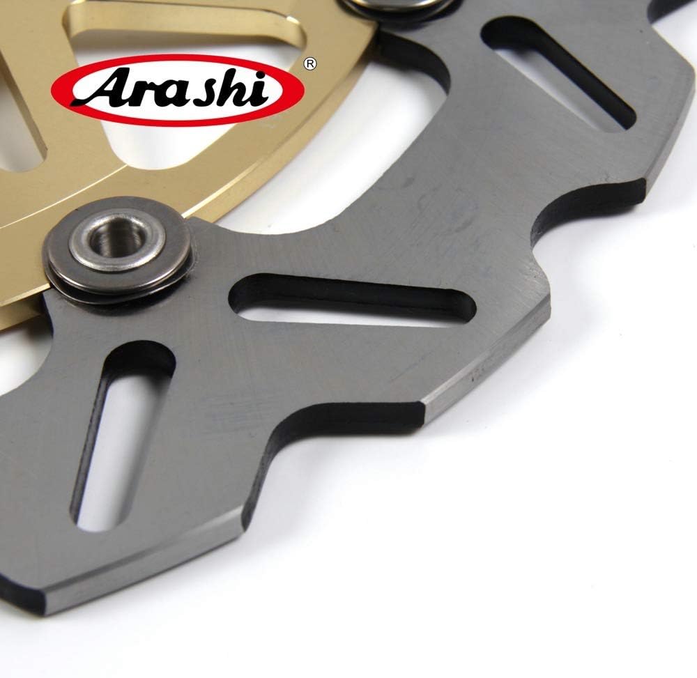 Arashi Rotores de disco de freno delantero trasero para Kawasaki Ninja ZX12R 2000-2003 Accesorios de repuesto de motocicleta ZX-12R ZX 12R 2001 2002