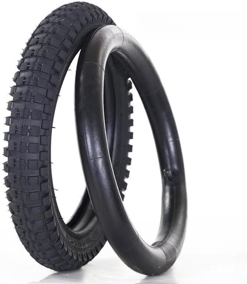 Juego de neumáticos de bicicleta, neumático de 16 x 2.4, juego de neumáticos exteriores e interiores, piezas de repuesto para bicicleta de cross
