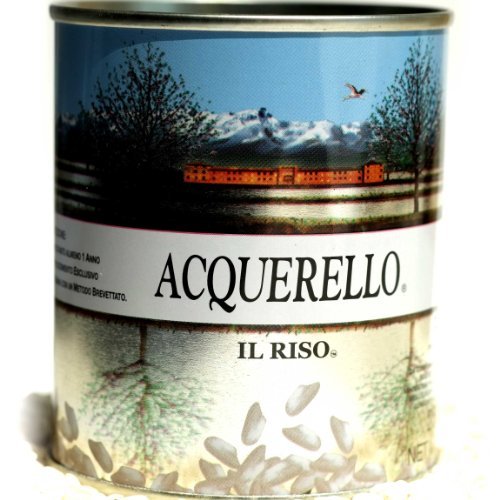 Acquerello Carnaroli – Arroz Risotto envejecido, lata de 8.8 onzas por Alma Gourmet