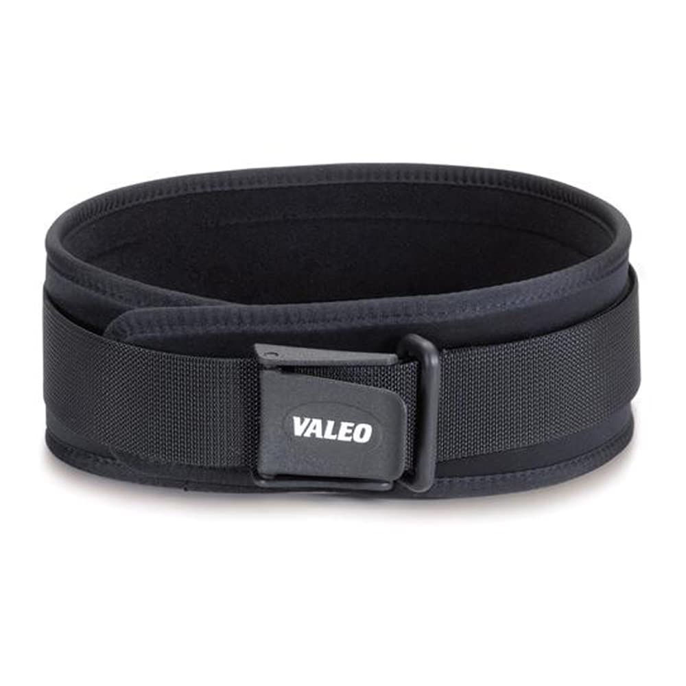 Valeo VA4678XL Soporte de espalda clásico, XL, 38-43 pulgadas de tamaño de cintura, 6 pulgadas de ancho, nailon, negro