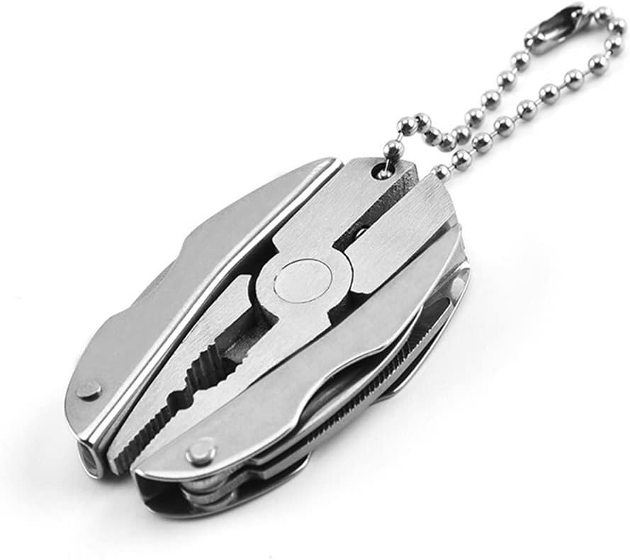 AKOAK 1 paquete de alicates multiusos, cuchillo duradero de acero inoxidable para exteriores, martillo de seguridad, para supervivencia, campamento,