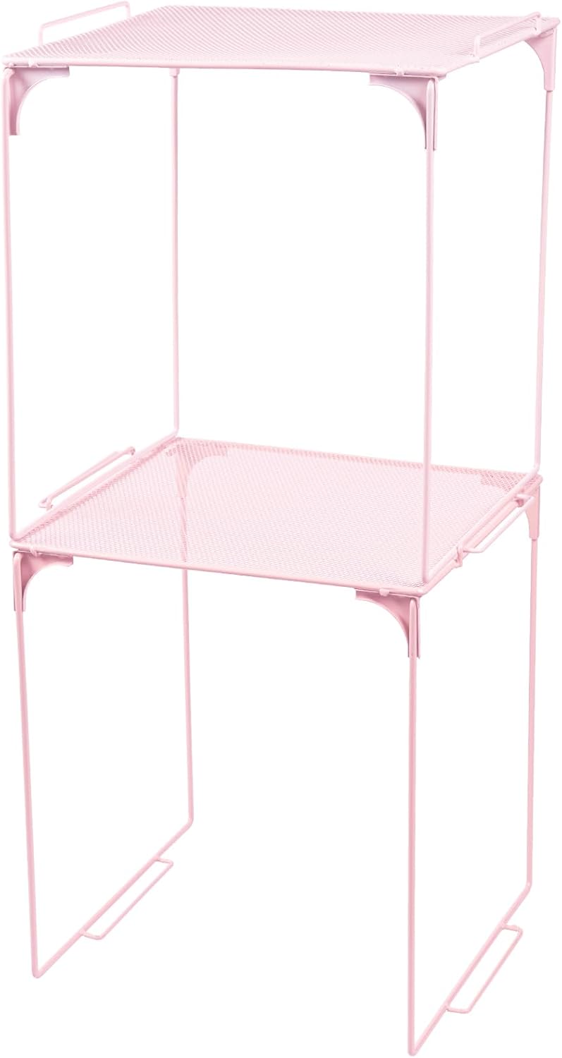 Svartur Estante apilable para decoración de casillero escolar, estante organizador alto para el trabajo, artículos esenciales de regreso a la