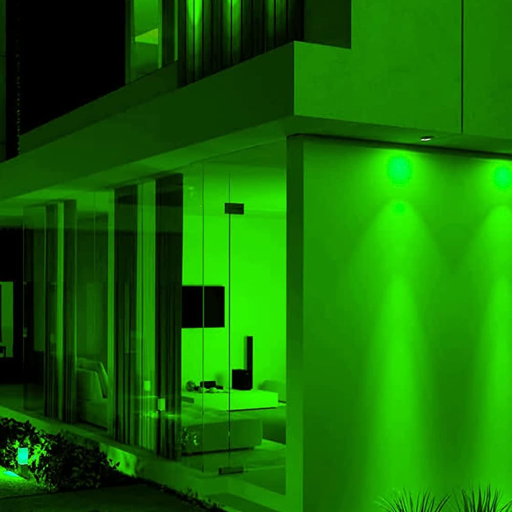 Bombillas LED verdes T10, luces LED verdes E26 que reemplazan hasta 60 W, bombillas tubulares LED de 5 pulgadas, bombillas de colores para porche,