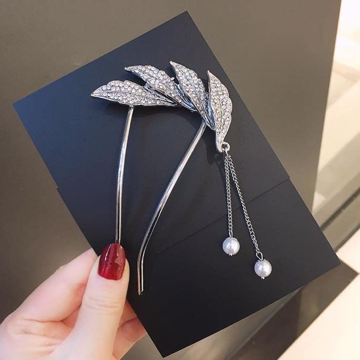 POZENHNANA Accesorios para el cabello de boda para novias, estrellas de mar, peine de novia con diamantes de imitación, piezas de pelo de boda,