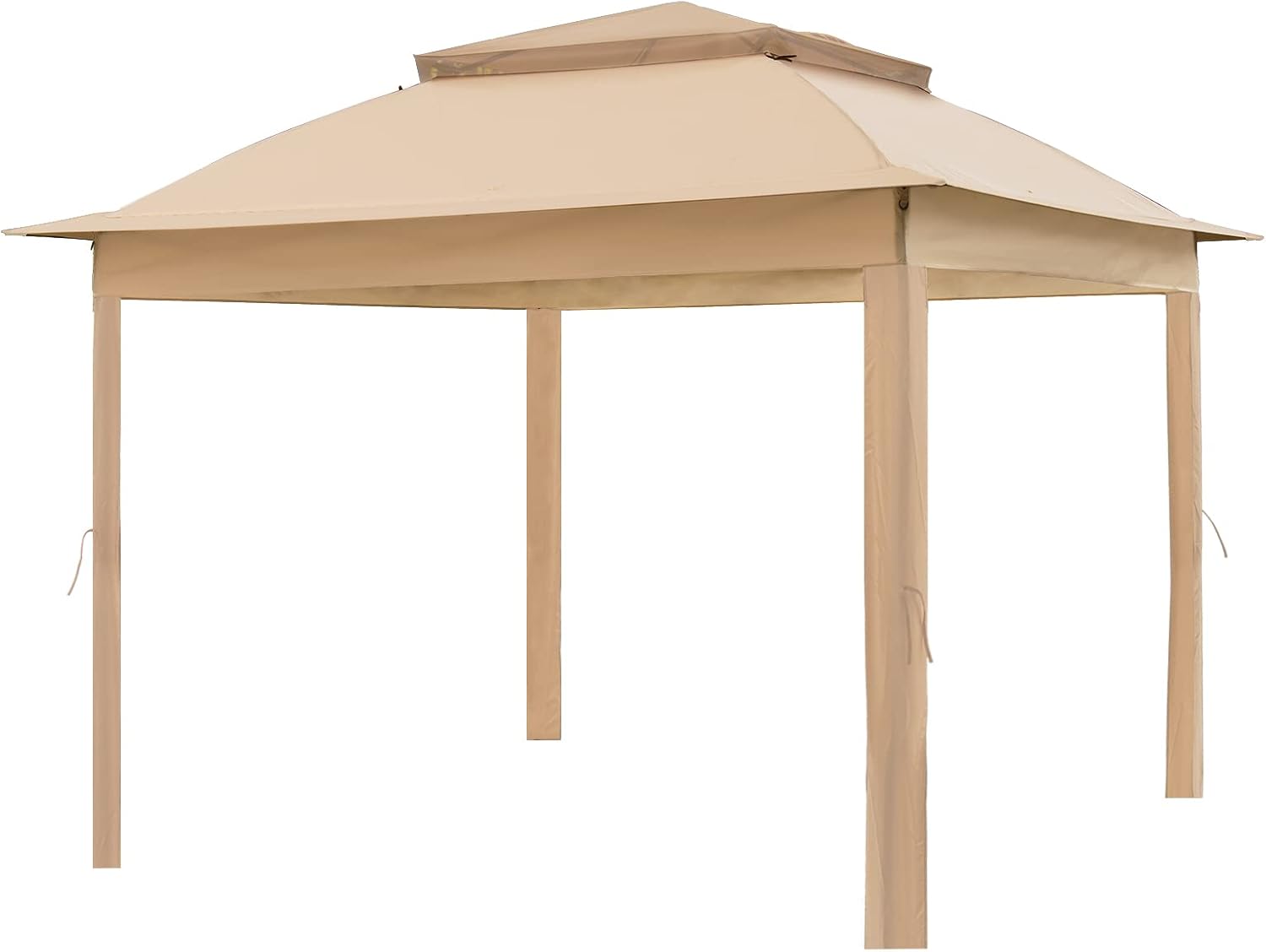 COOS BAY Cenador de repuesto de 11 x 11 pulgadas con ventilación de aire, cubierta superior de poliéster, color caqui