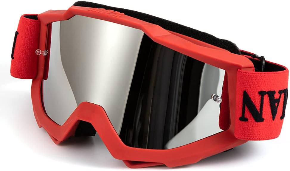 APEBAZY Gafas de motocicleta vintage Steampunk, gafas de esquí, gafas de bicicleta Dirk, gafas de motocicleta para montar