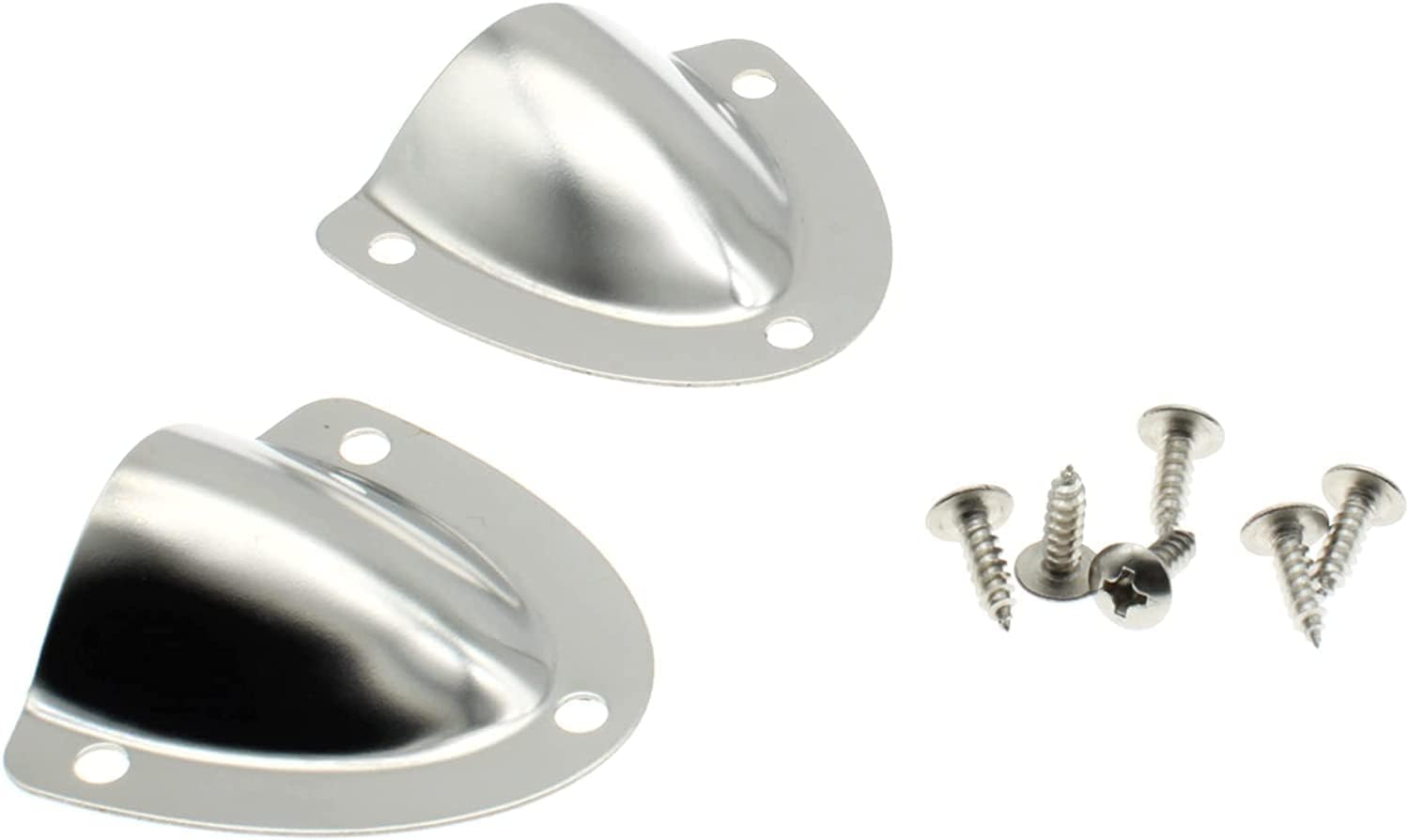Cubierta de ventilación para cables de acero inoxidable 316 con tornillo de montaje (1.772 x 1.496in)