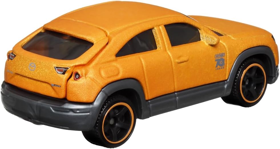Matchbox Moving Parts – Vehículo fundido a presión de 70 años de edición especial, HMV12  Inspirado en 2021 Mazda MX  45 naranja y negro