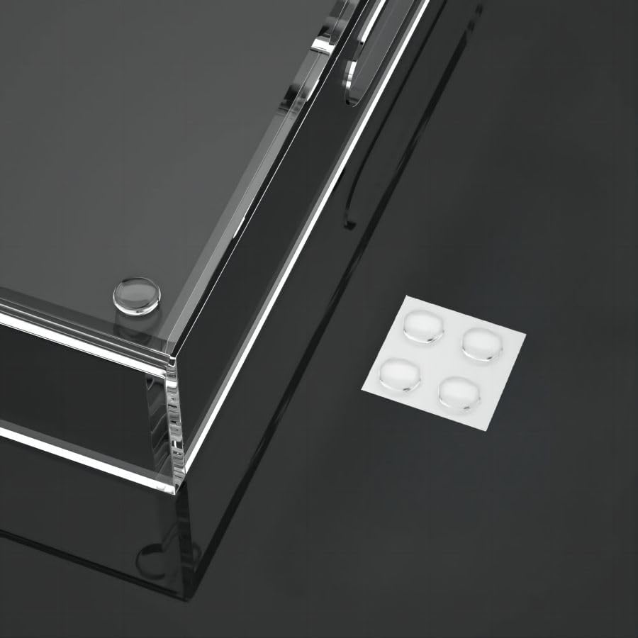 YFYCUSA Bandeja de acrílico transparente de 11 x 14 pulgadas, bandeja para servir con asas, bandejas acrílicas para servir, a prueba de derrames,