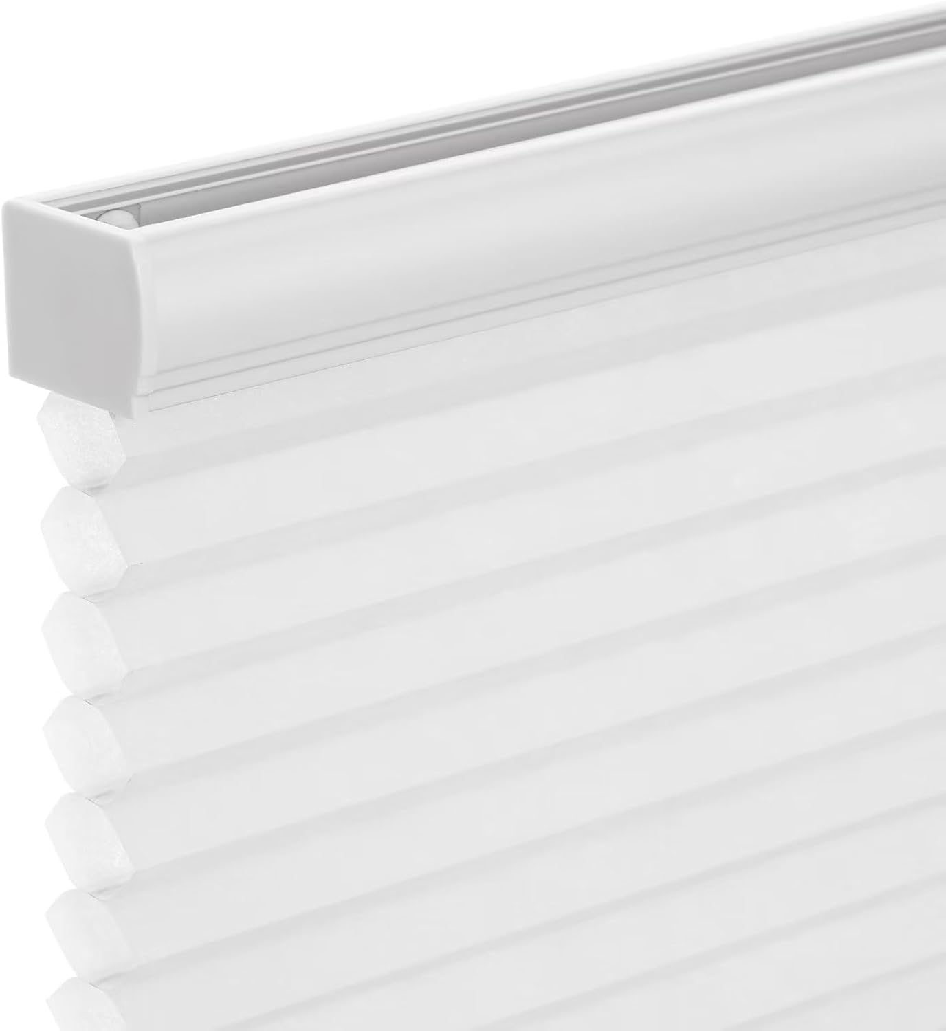 Changshade Persiana celular personalizada inalámbrica y filtrante de luz, pantalla plisada de poliéster con el diámetro de panales de 1.5 pulgadas,