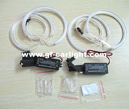 7000k blanco CCFL Angel Eyes Halo Anillos para BMW E36 E38 E39 E46 con proyector Pre-facelift libre de errores