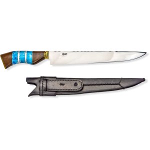Chef Versatile – Cuchillo tradicional de acero inoxidable (10.0 in), color azul Chef Versatile – Cuchillo tradicional de acero inoxidable (10.0 in), color azul