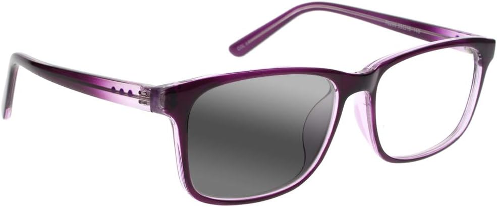 Gafas de lectura multifocales rectangulares con lentes fotocromáticas anti-UV para hombres y mujeres