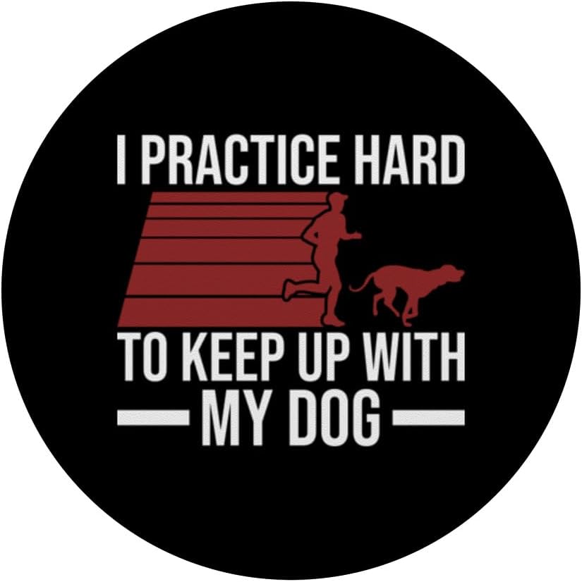 Dog Agility Design For Dog Owner And Dog Trainer PopSockets Standard PopGrip
