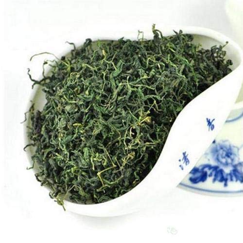 JQ Jiaogulan Té de hierbas de hojas sueltas Té de gynostemma saludable Natural Dulce Sin Cafeína Sin Cafeína, 30 Bolsas de Pirámide