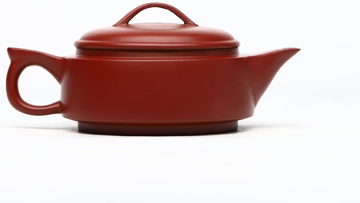 SILINE Zisha – Tetera de 6.9 onzas, tetera china auténtica de arcilla Yixing hecha a mano con filtro, cafetera de té de hojas sueltas Kung Fu
