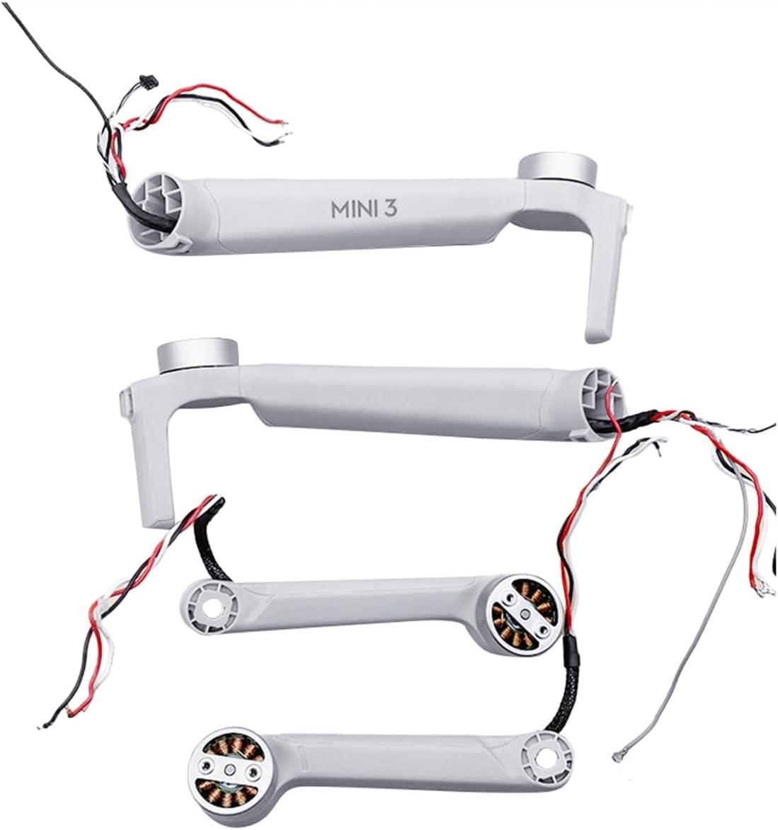 Motor Arms Drone Repair Parts Left Right Front Rear Arm for D-JI Mini 3 Replacement Accessories (Color  4 in 1 Set)
