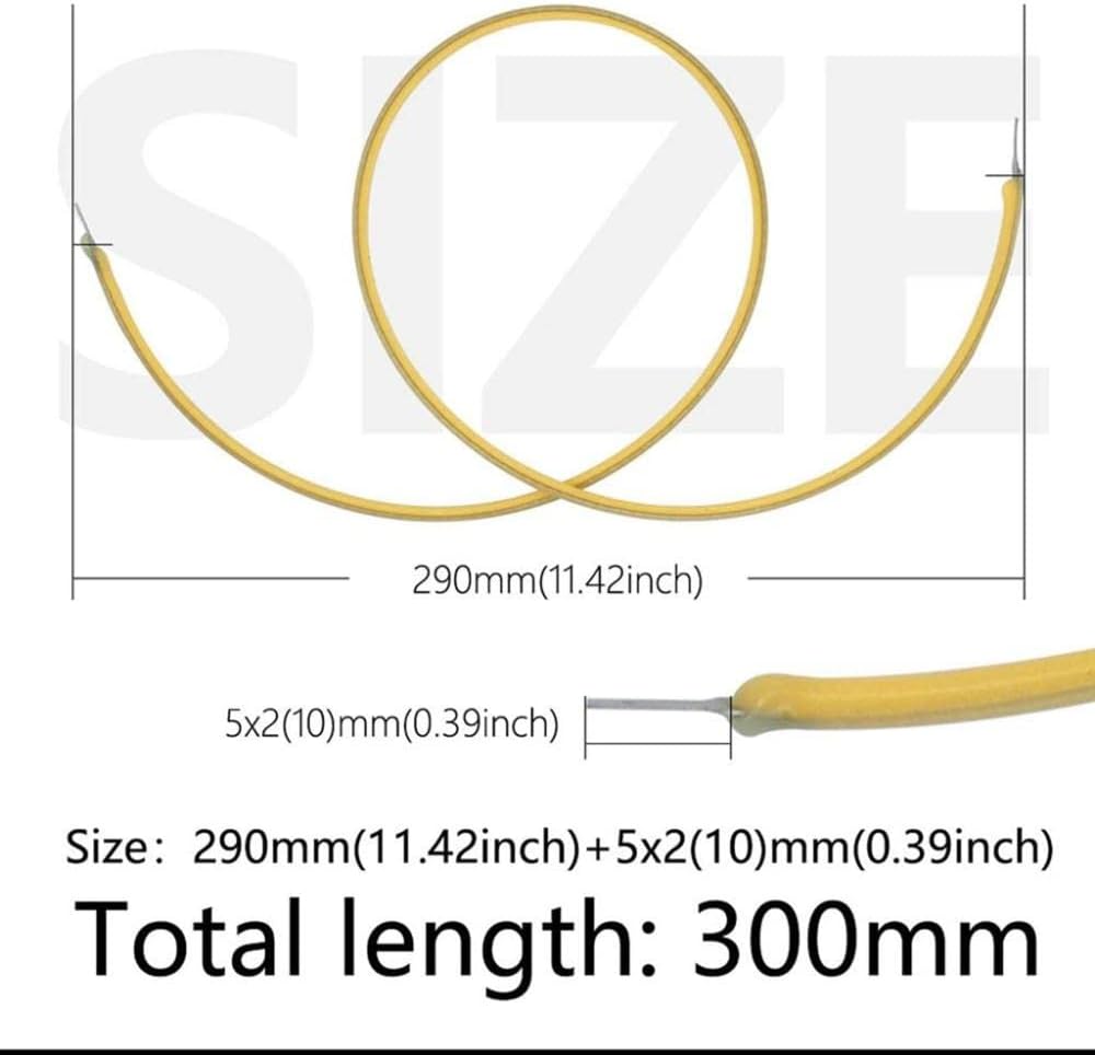 DC3V – Filamento LED flexible de filamento LED Edison de 13011.811 in, accesorios de luz, luz cálida, 2200 K (5.118 in, rojo)