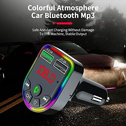 Transmisor FM Bluetooth para receptor de radio de coche, reproductor de adaptador Bluetooth inalámbrico para automóvil, adaptador de audio de