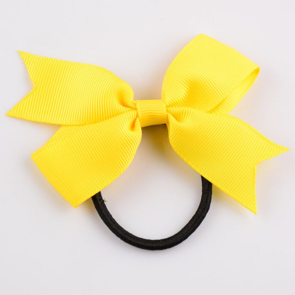 FRCOLOR Lazos para el pelo de 16 piezas para niñas, accesorios para el cabello para bebés, lazos elásticos de goma para el cabello para bebés,