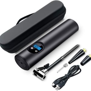 Mini inflador de neumáticos recargable con 6 luces LED brillantes y de larga duración, compresor de aire inalámbrico portátil para automóviles, Mini inflador de neumáticos recargable con 6 luces LED brillantes y de larga duración, compresor de aire inalámbrico portátil para automóviles,
