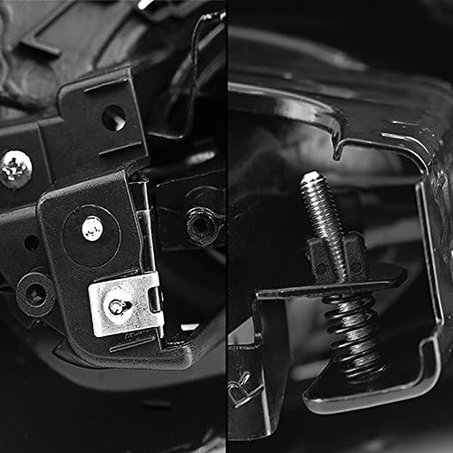 AKKON – Para Honda Civic 2DR Coupe 2014 2015 lente transparente parachoques conducción niebla luz con interruptor + bombillas